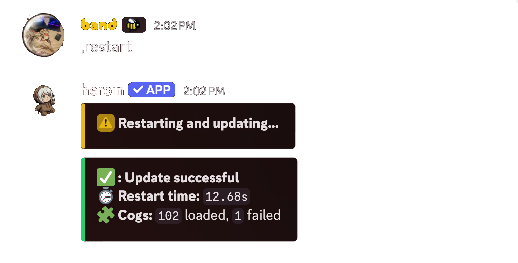 restart
